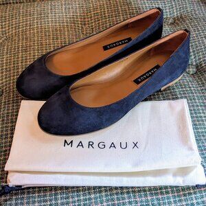 Margaux The Classic Flats in Midnight Blue NIB 6.5W
